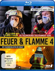 Feuer und Flamme - Mit Feuerwehrmännern im Einsatz. Staffel.4, 1 Blu-ray - blu_ray