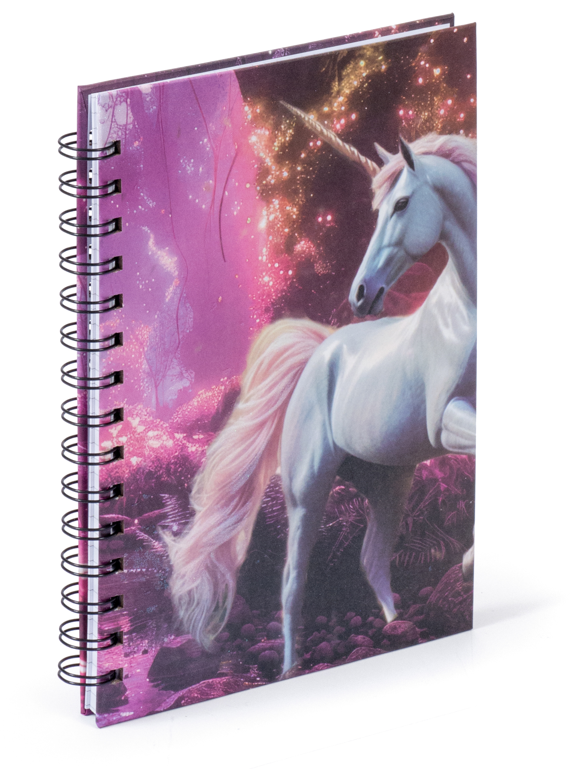 Notizbuch A5 Forest Einhorn kariert