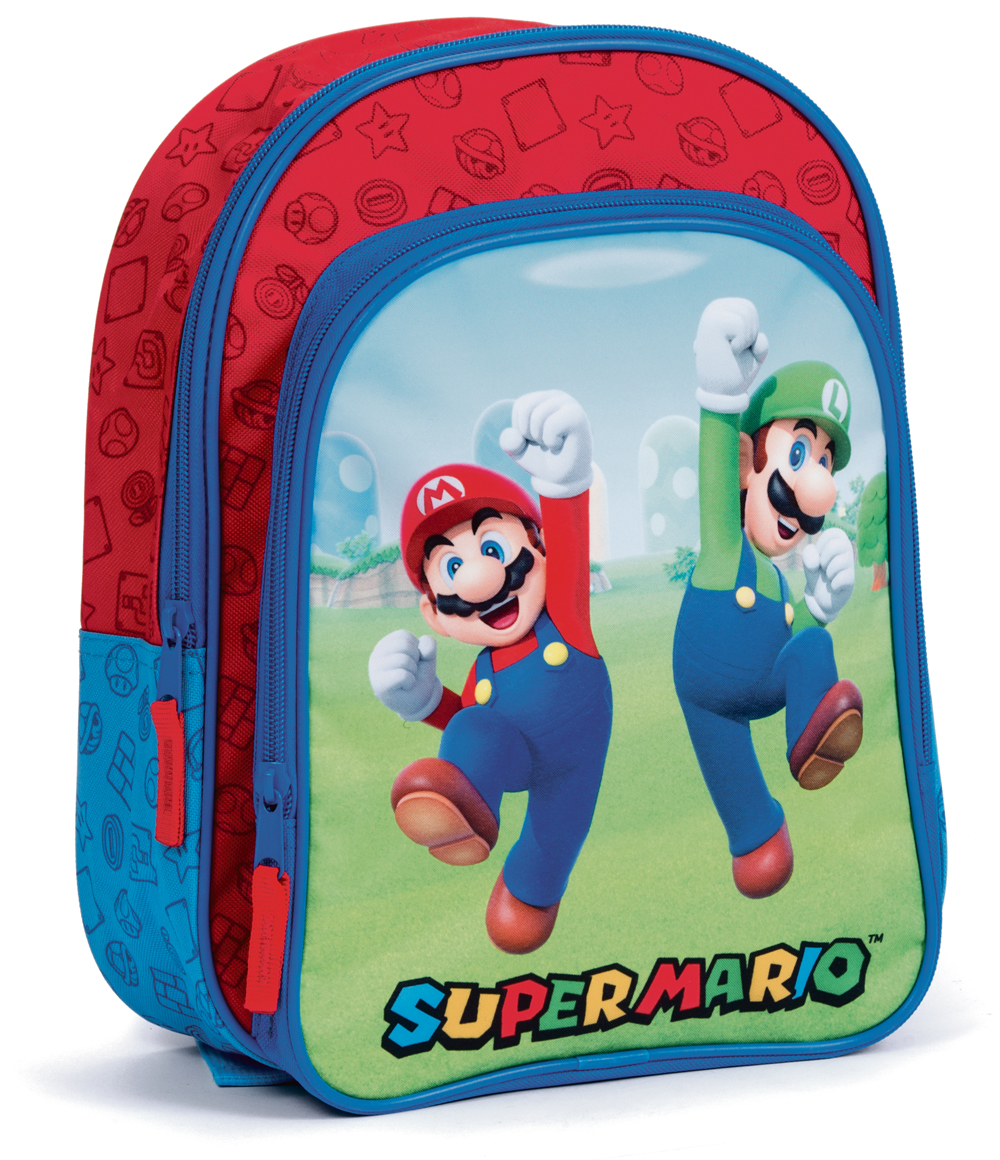 Kinderrucksack Super Mario 31 x 25 x 10 cm bunt