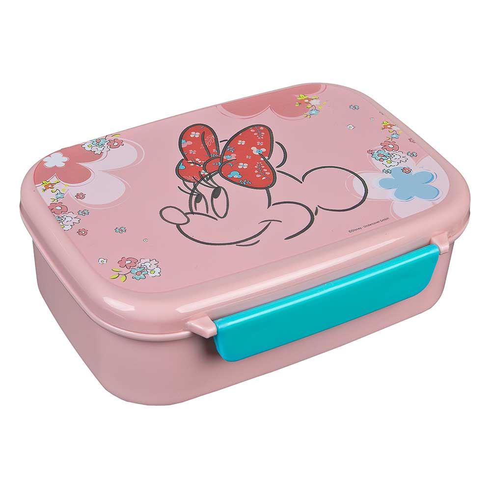 Brotzeitdose Disney Minnie Maus 18 x 6 x 13,5 cm rosa