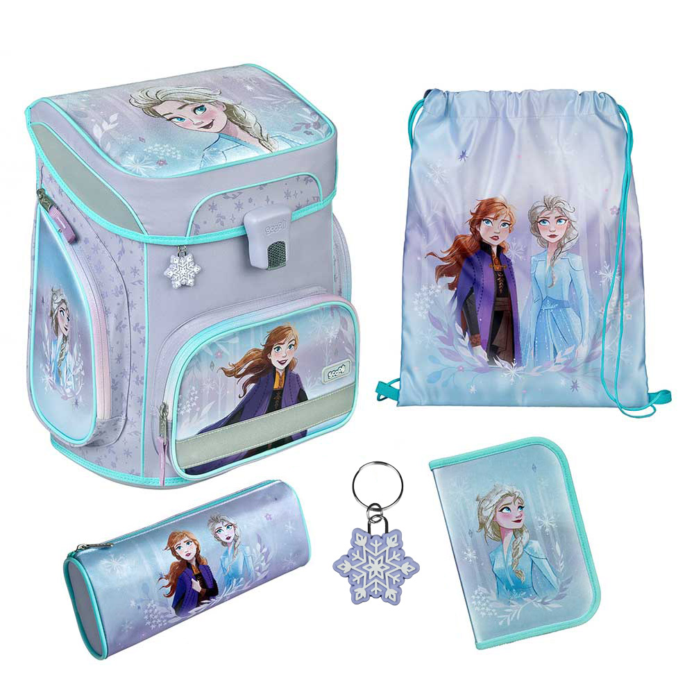 SCOOLI Schultaschen-Set Easy Fit: Frozen 5-teilig bunt