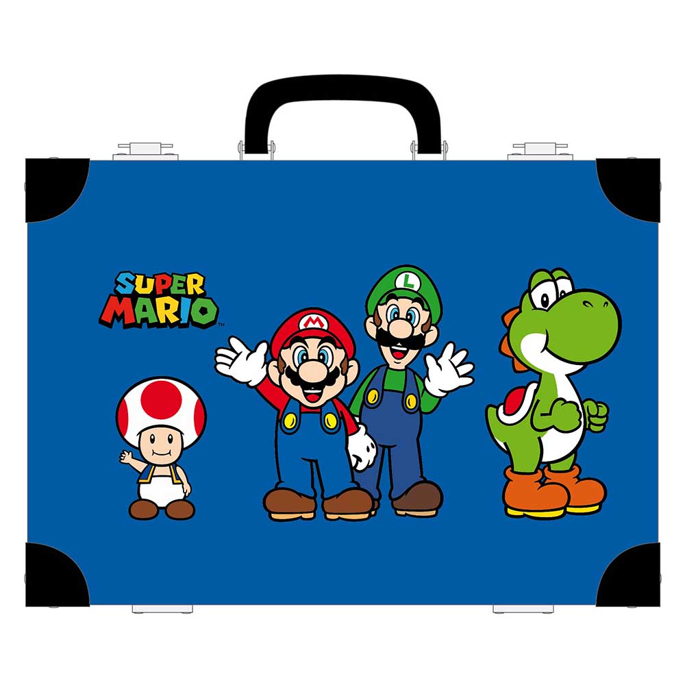 Handarbeitskoffer Super Mario 33 x 23 x 10 cm blau