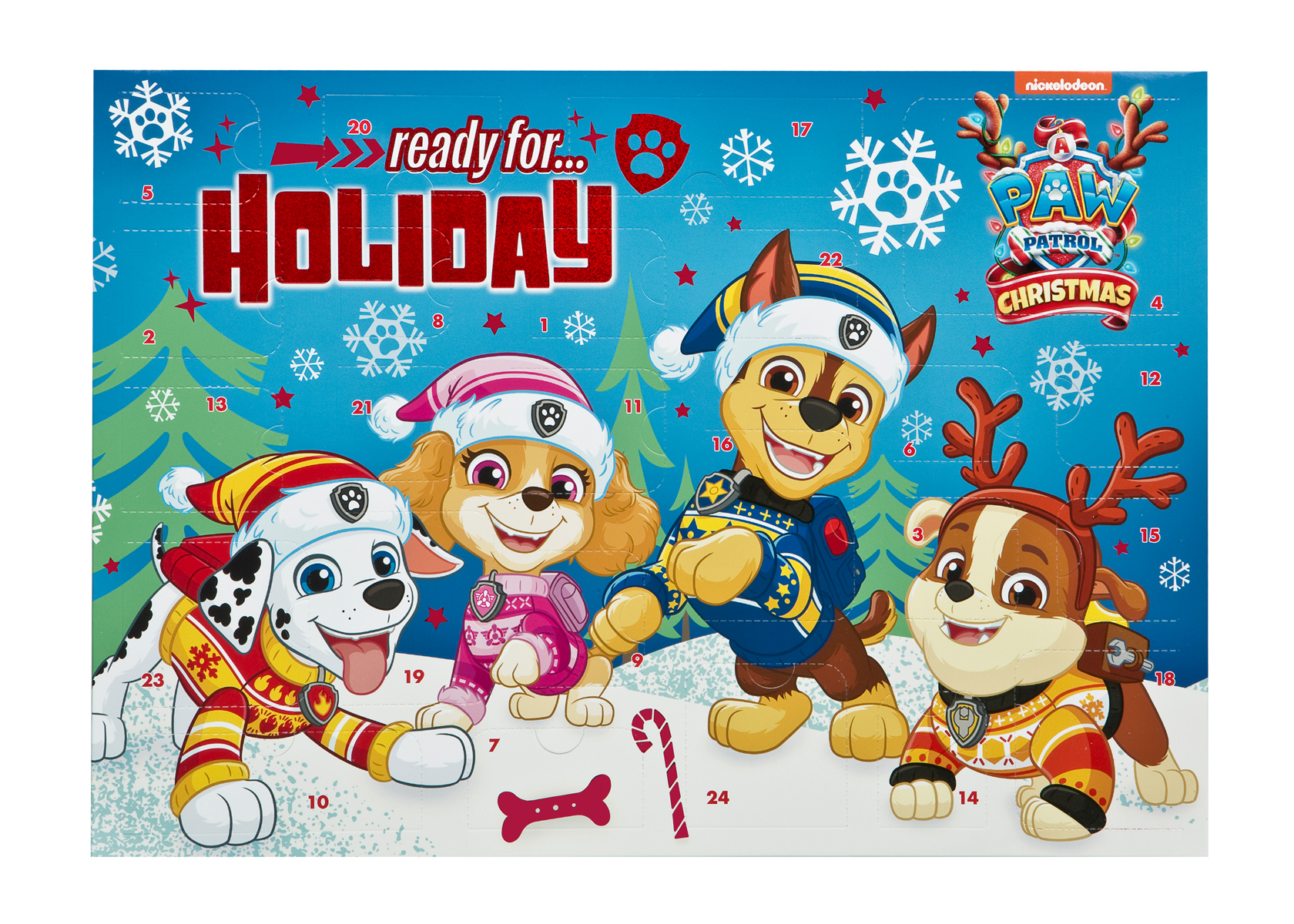Adventkalender Paw Patrol bunt