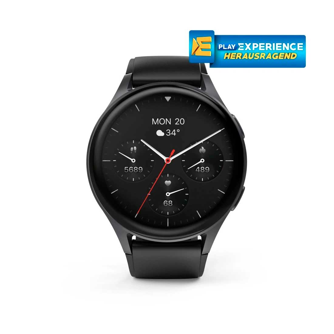 HAMA Smartwatch 8900 GPS AMOLED 1.43" Telefonfunktion Alexa schwarz