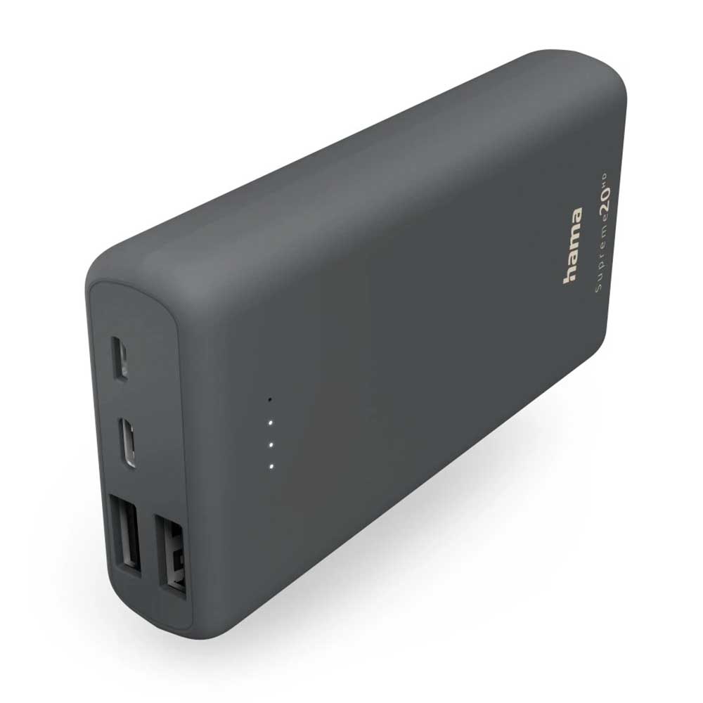 HAMA Power Pack Supreme 20HD 20000 mAh grau