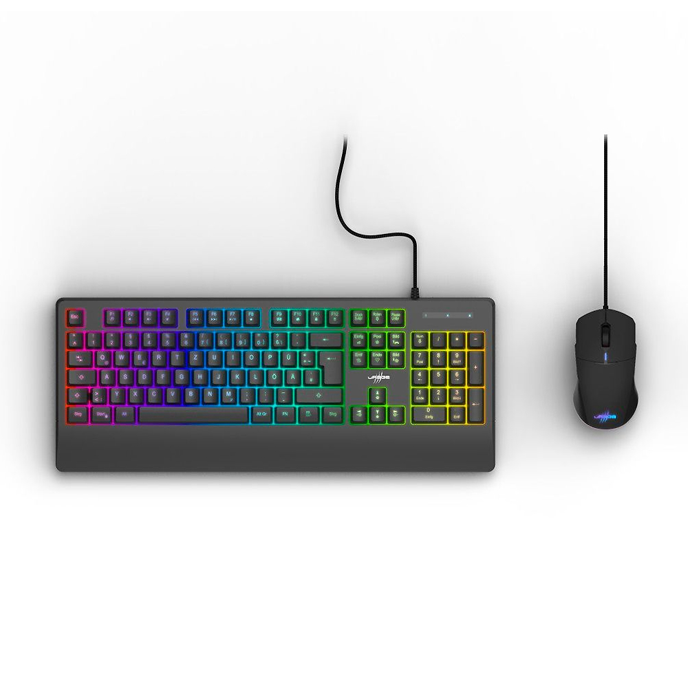 URAGE Gaming-Set 2 in 1 Koop 320 Maus und Tastatur RGB schwarz