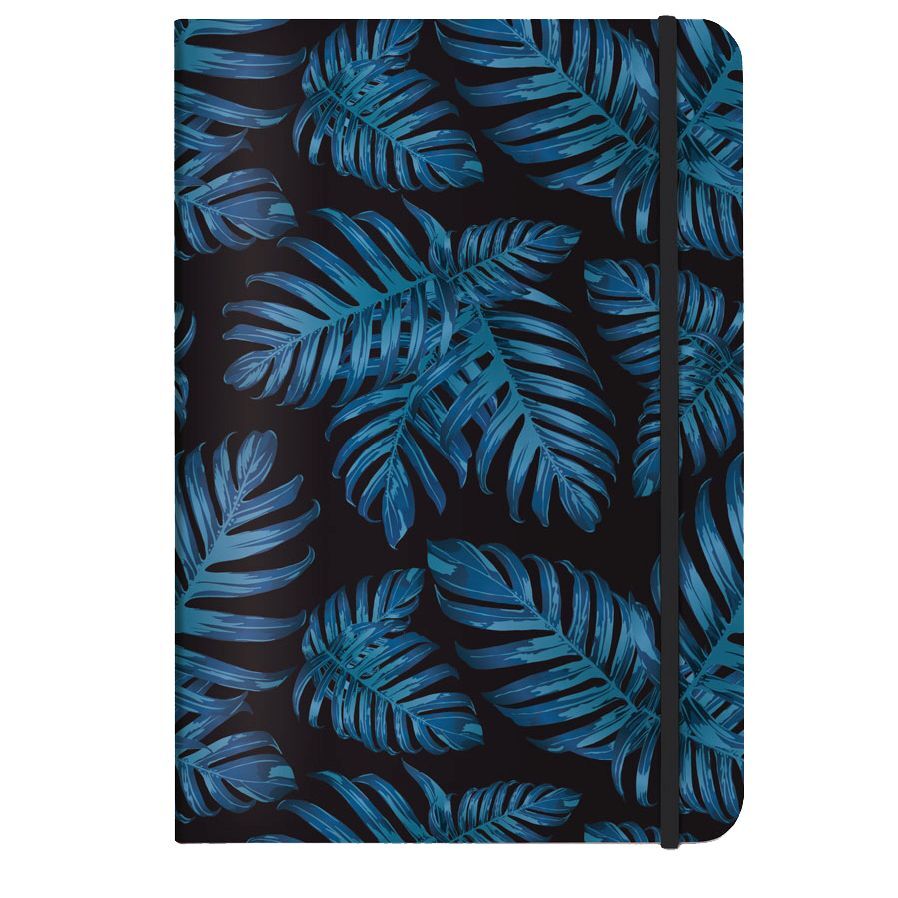 Notizbuch A5 Philodendron blue