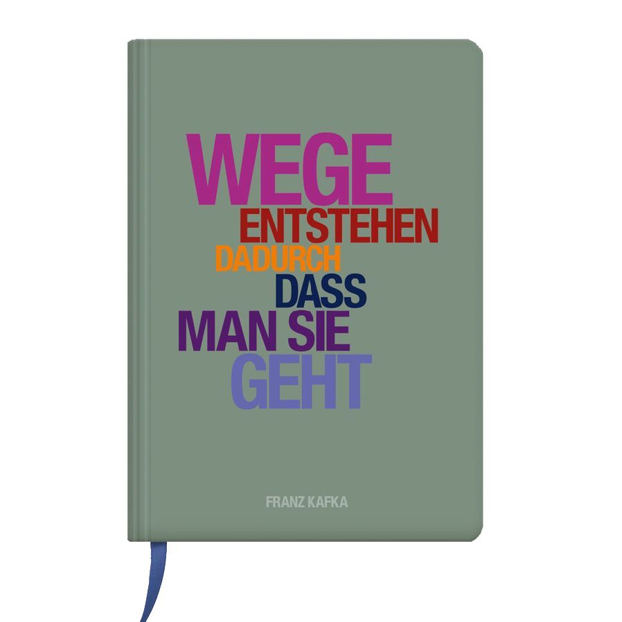 Notizbuch A5 Hardcover Wege