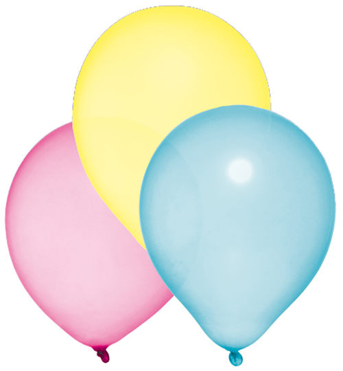 Luftballons Perlmutt 10 Stück mehrere Farben