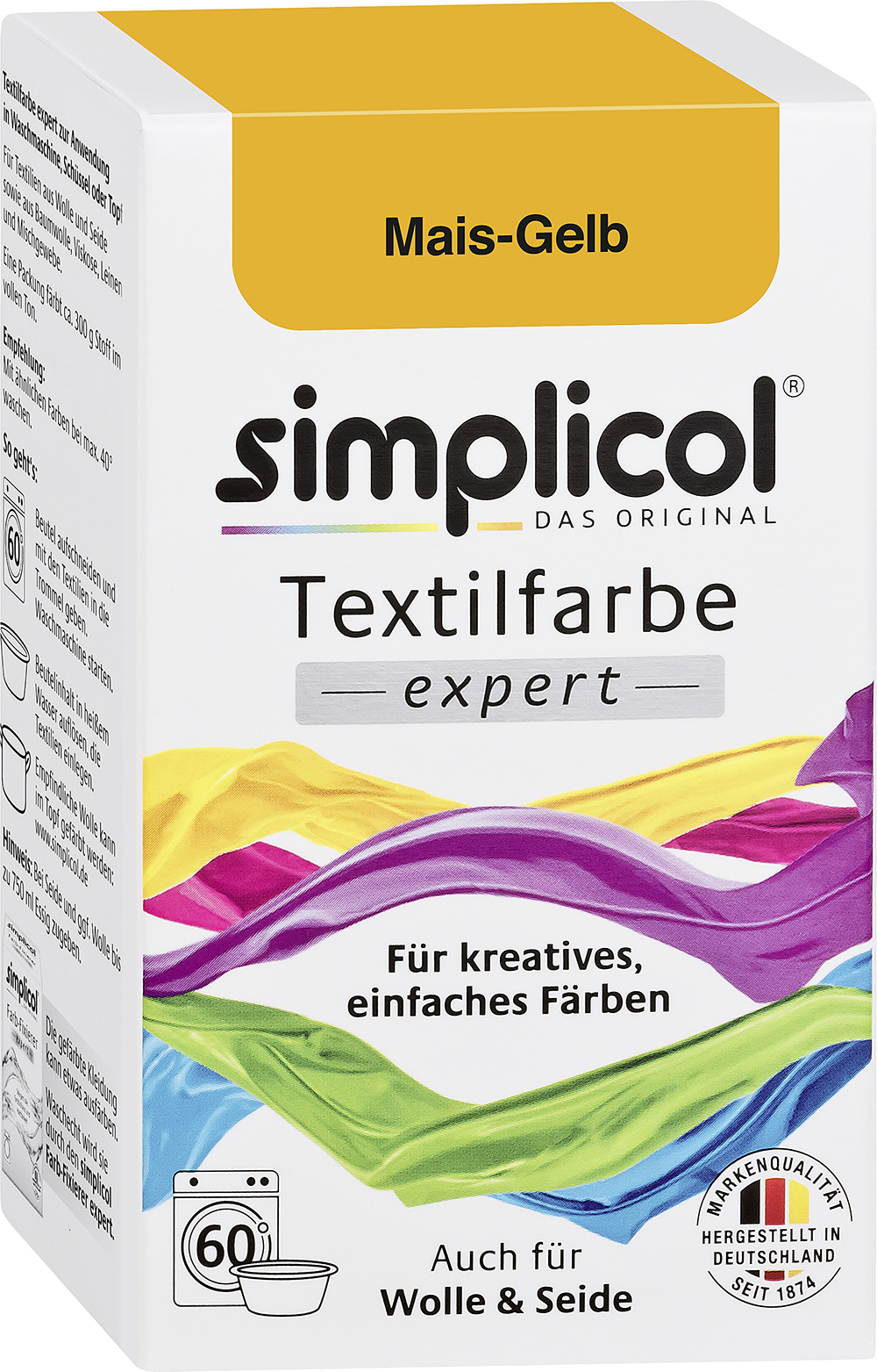SIMPLICOL Textilfarbe Expert 150g maisgelb