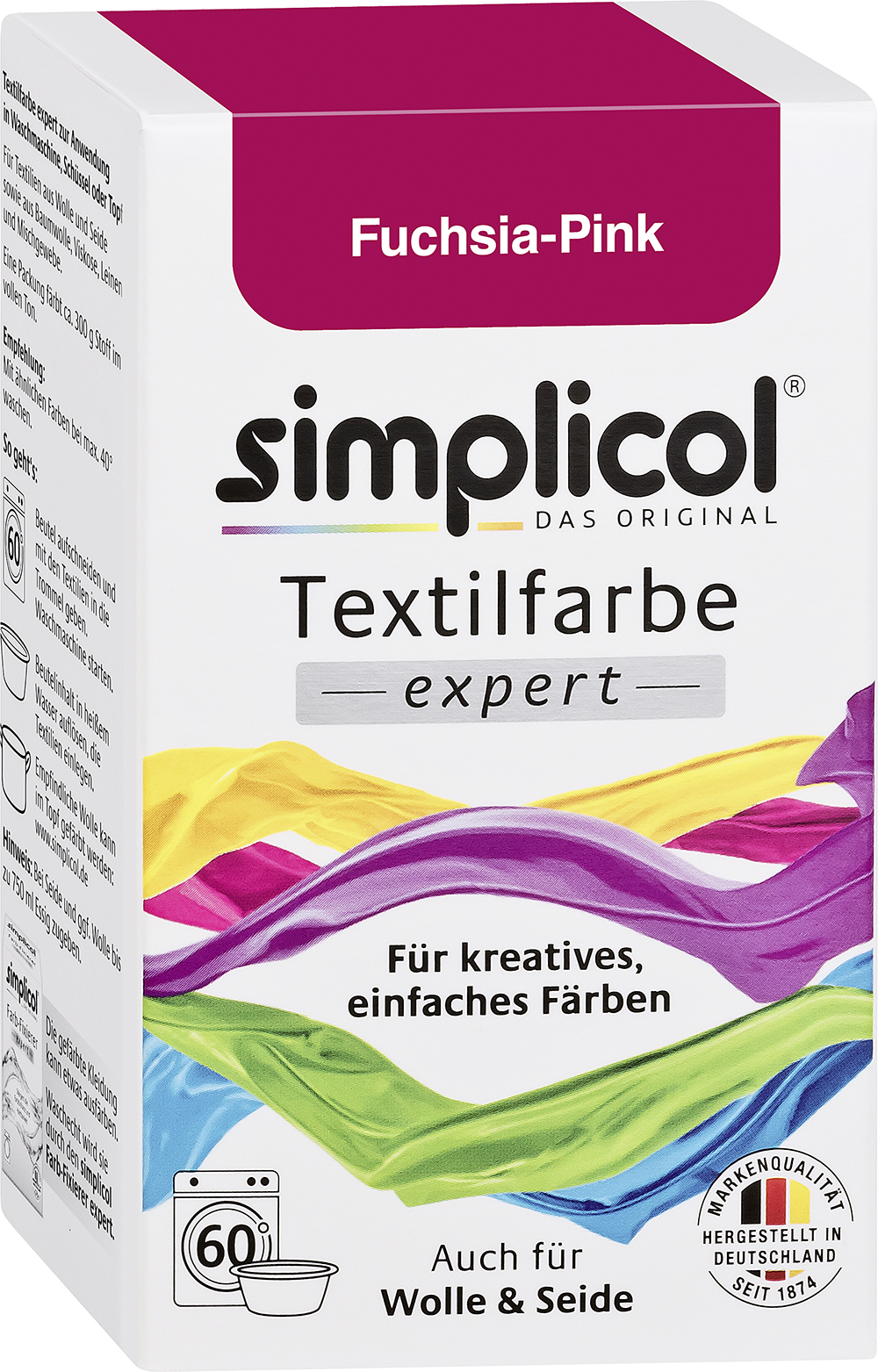 SIMPLICOL Textilfarbe Expert 150g fuchsia