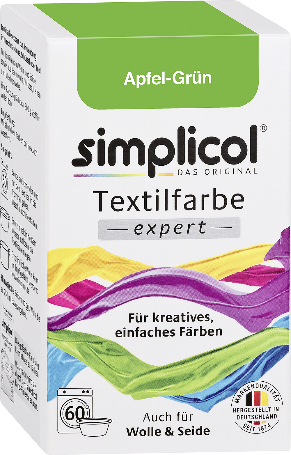 SIMPLICOL Textilfarbe Expert 150g apfelgrün