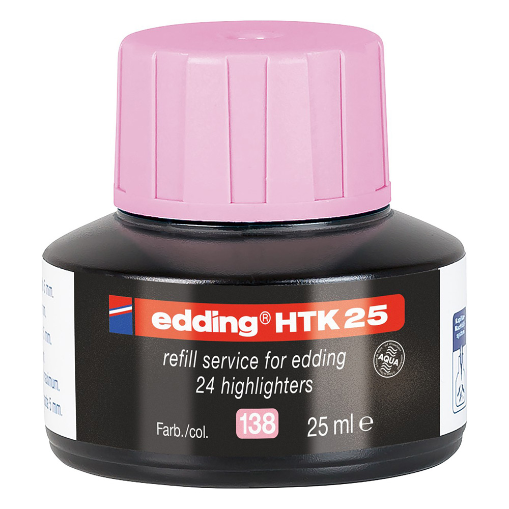 EDDING Nachfülltusche HTK25 25 ml pastell rosa