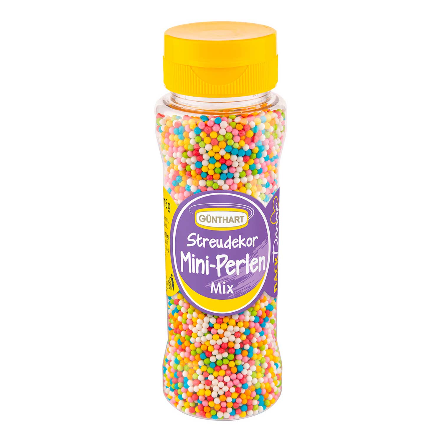GÜNTHART Streudekor Mini-Perlen Mix 115 g bunt