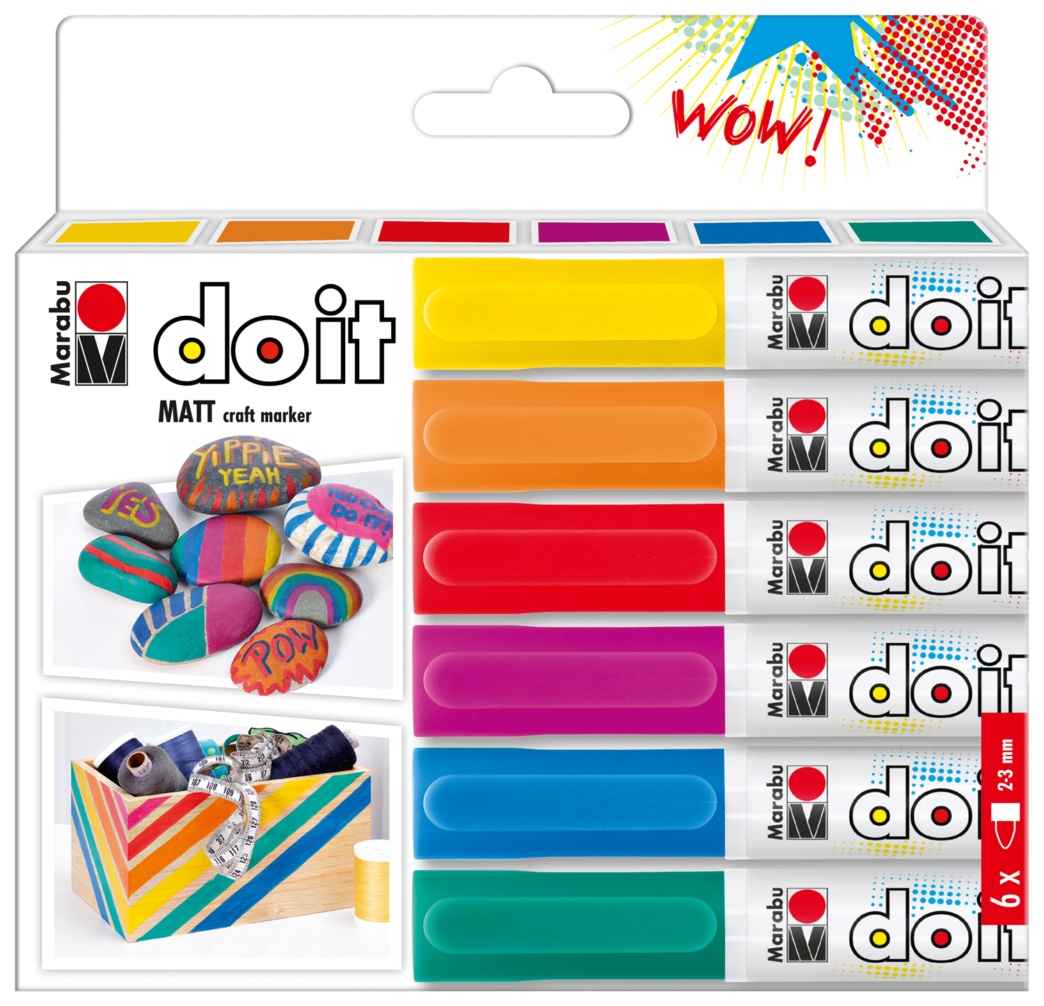 MARABU Do It Craft Marker 6er Set