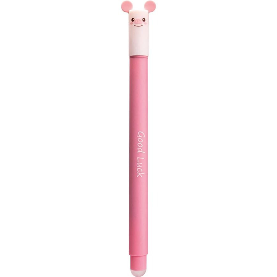 EBERHARD FABER Gelroller Animal Erase it! Schwein 0,7 mm radierbar rosa