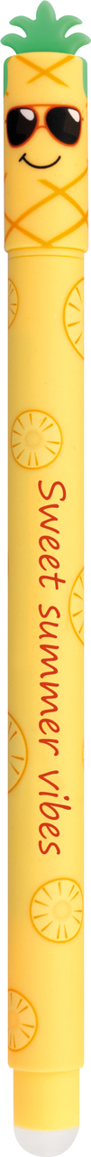 EBERHARD FABER Gelroller Animal Erase it! Ananas 0,7 mm radierbar gelb