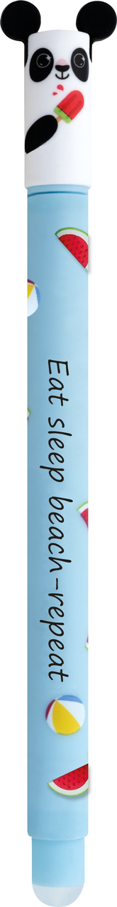 EBERHARD FABER Gelroller Animal Erase it! Panda 0,7 mm radierbar hellblau