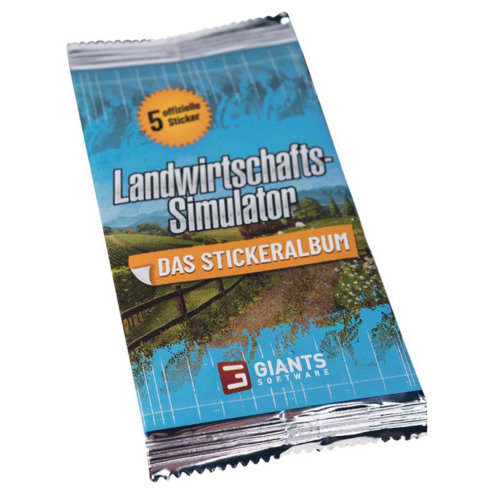 Offizielles Stickerpack Landwirtschafts-Simulator 5 Stück bunt