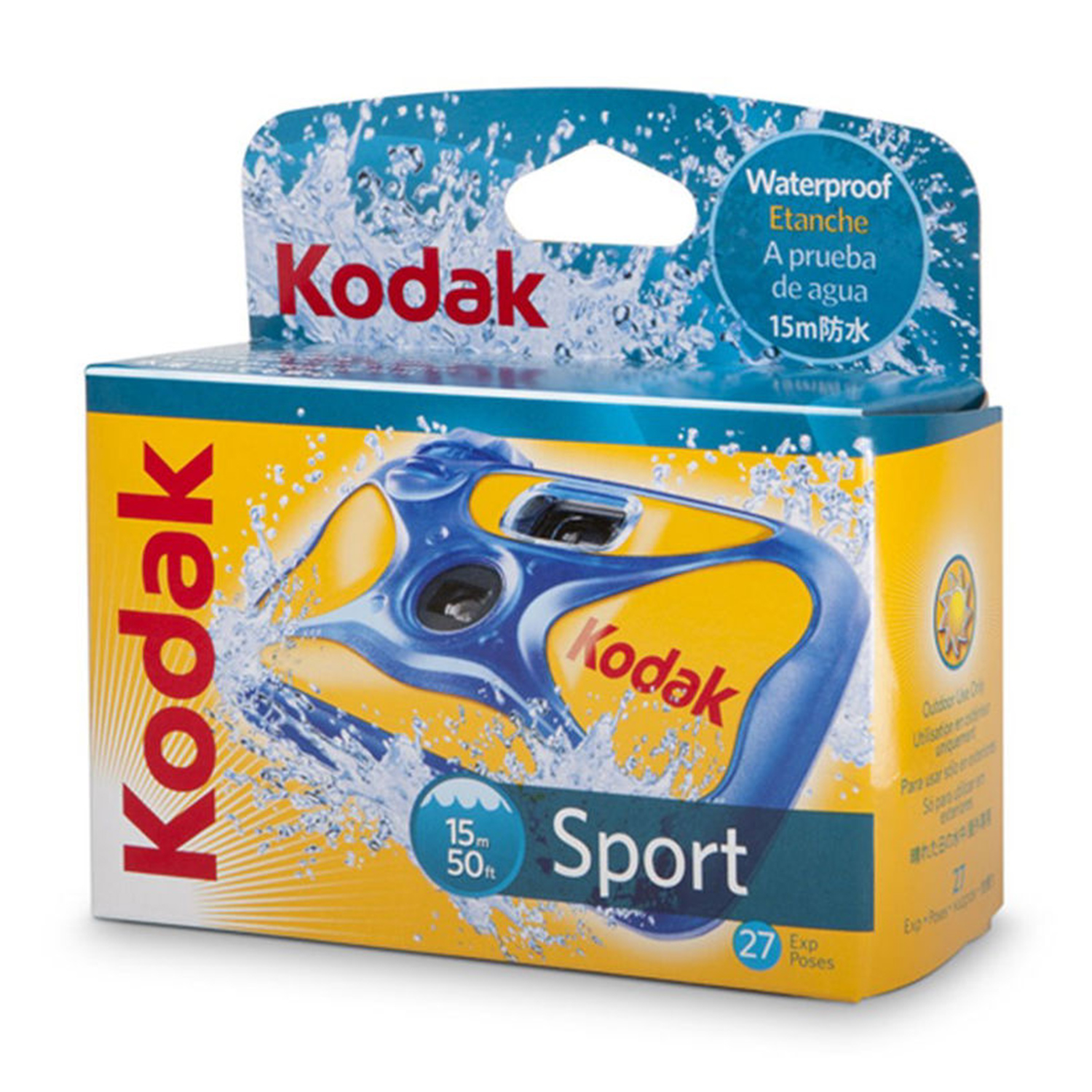 KODAK Einwegkamera Ultra Sport 27 Farbfotos wasserdicht