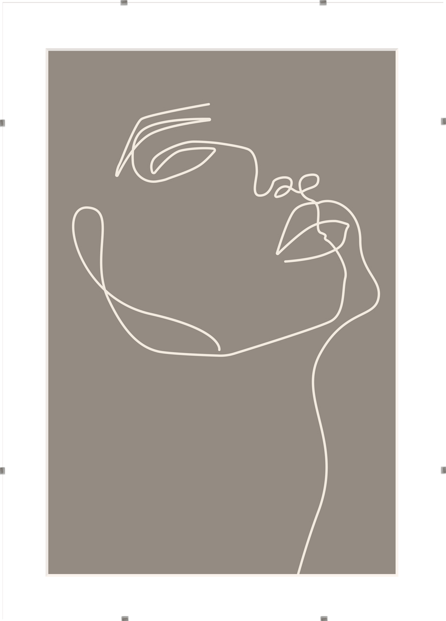 Rahmenloser Bilderhalter 50 x 70 cm transparent