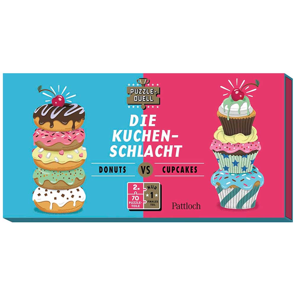 Puzzle-Duell Die Kuchen-Schlacht: Wer puzzelt sich zuerst zum letzten Teil?