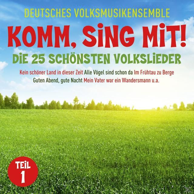 Deutsches Volksmusikensemble: Komm, Sing Mit! - Die 25 Schönsten Volkslieder. Tl.2, 1 Audio-CD - CD