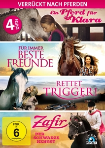 Verrückt nach Pferden - Die ultimative Pferde-Box, 4 DVD - DVD