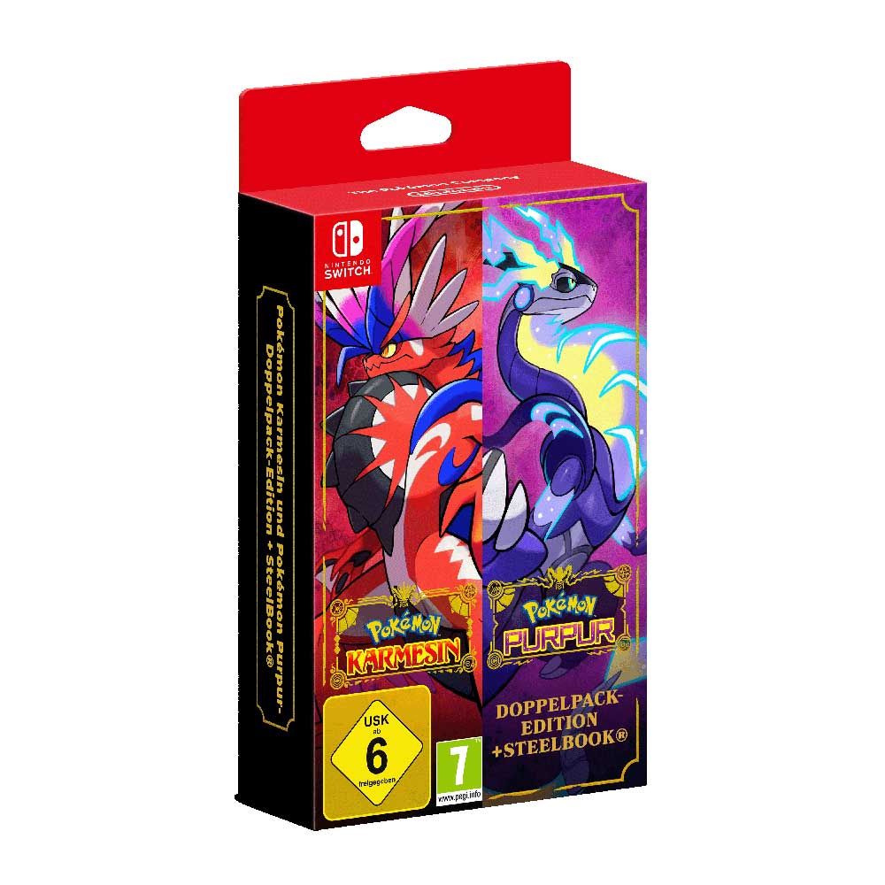 Pokémon Karmesin und Purpur im Steelbook Doppelpack