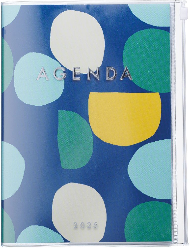 MARK´S 2024/2025 Taschenkalender A5 vertikal, Dots, Navy