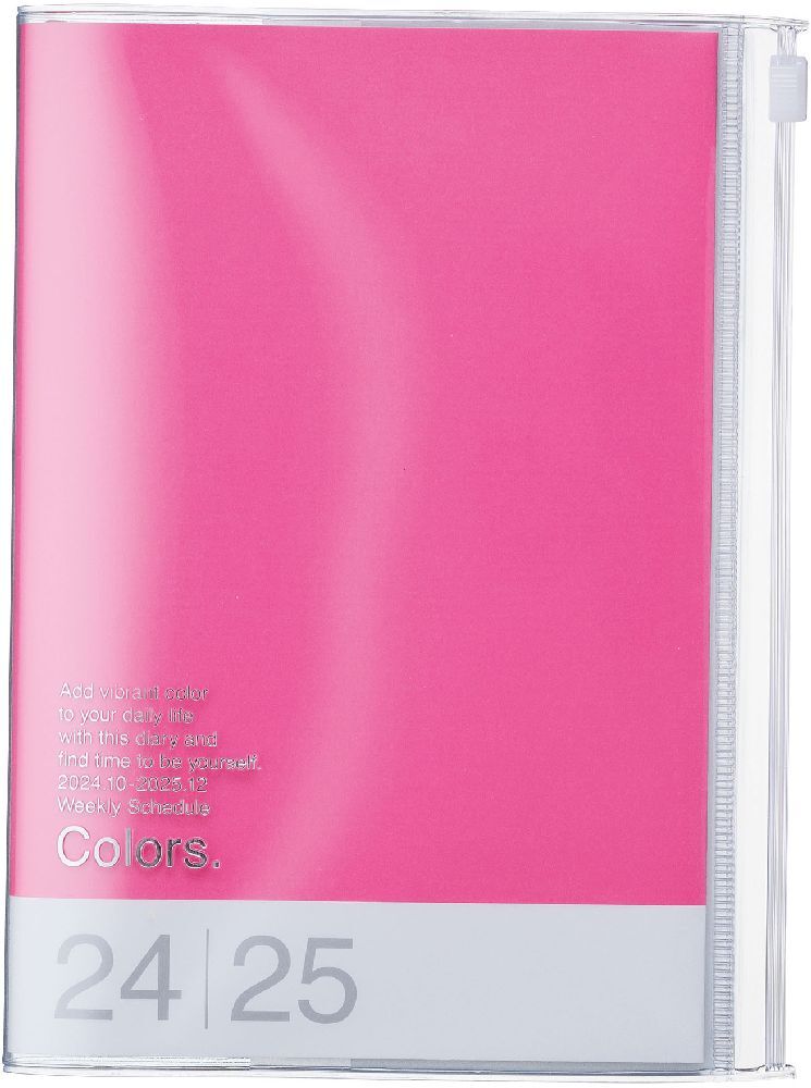 MARK´S 2024/2025 Taschenkalender B6 vertikal, Colors, Pink