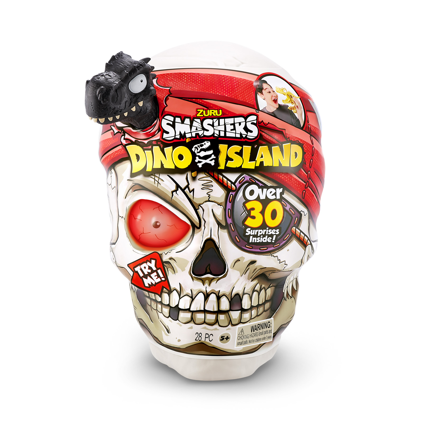 ZURU Smashers Dino Island Piratenkopf sortiert