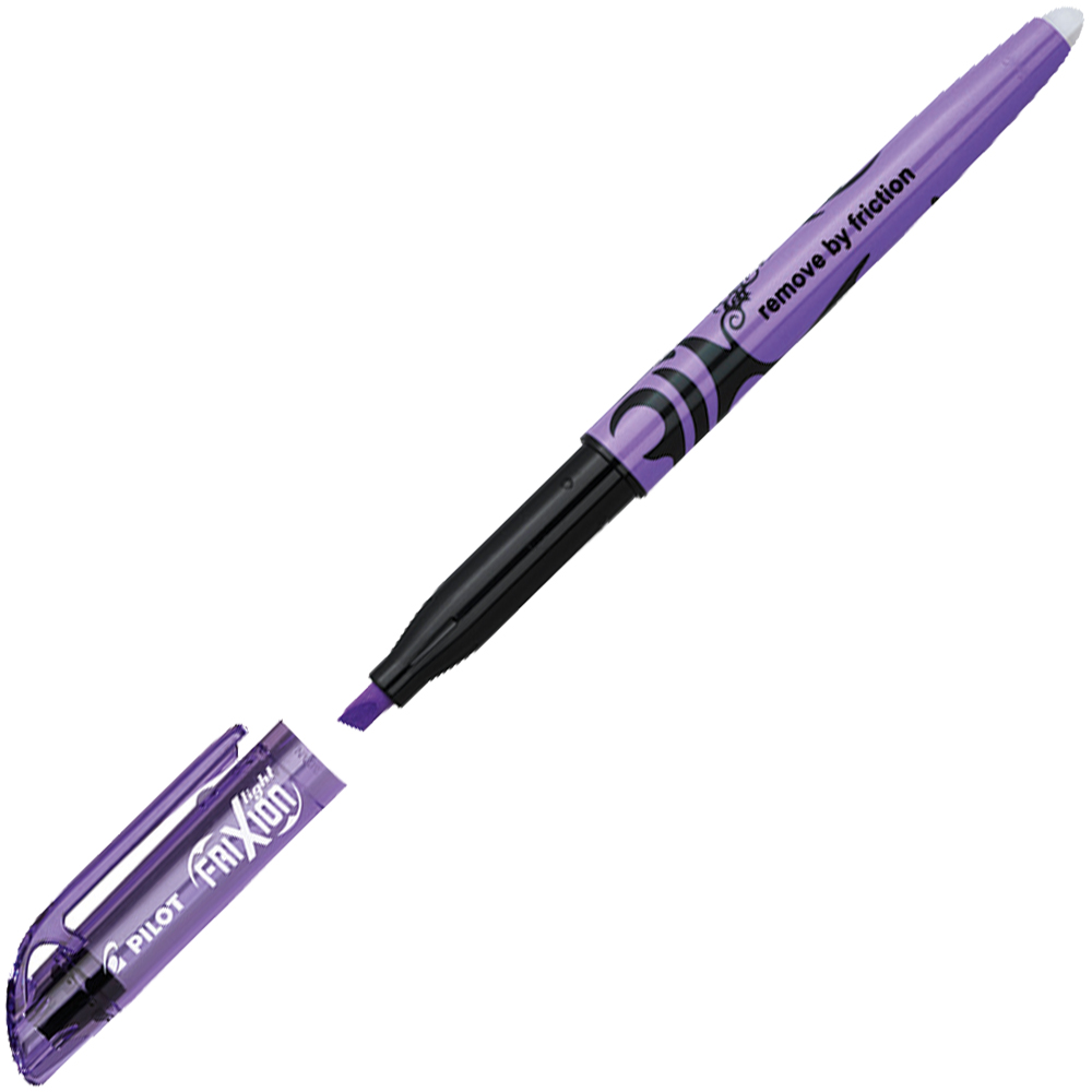 lila Marker mit einer feinen Spitze. Kappe in passender Farbe.
