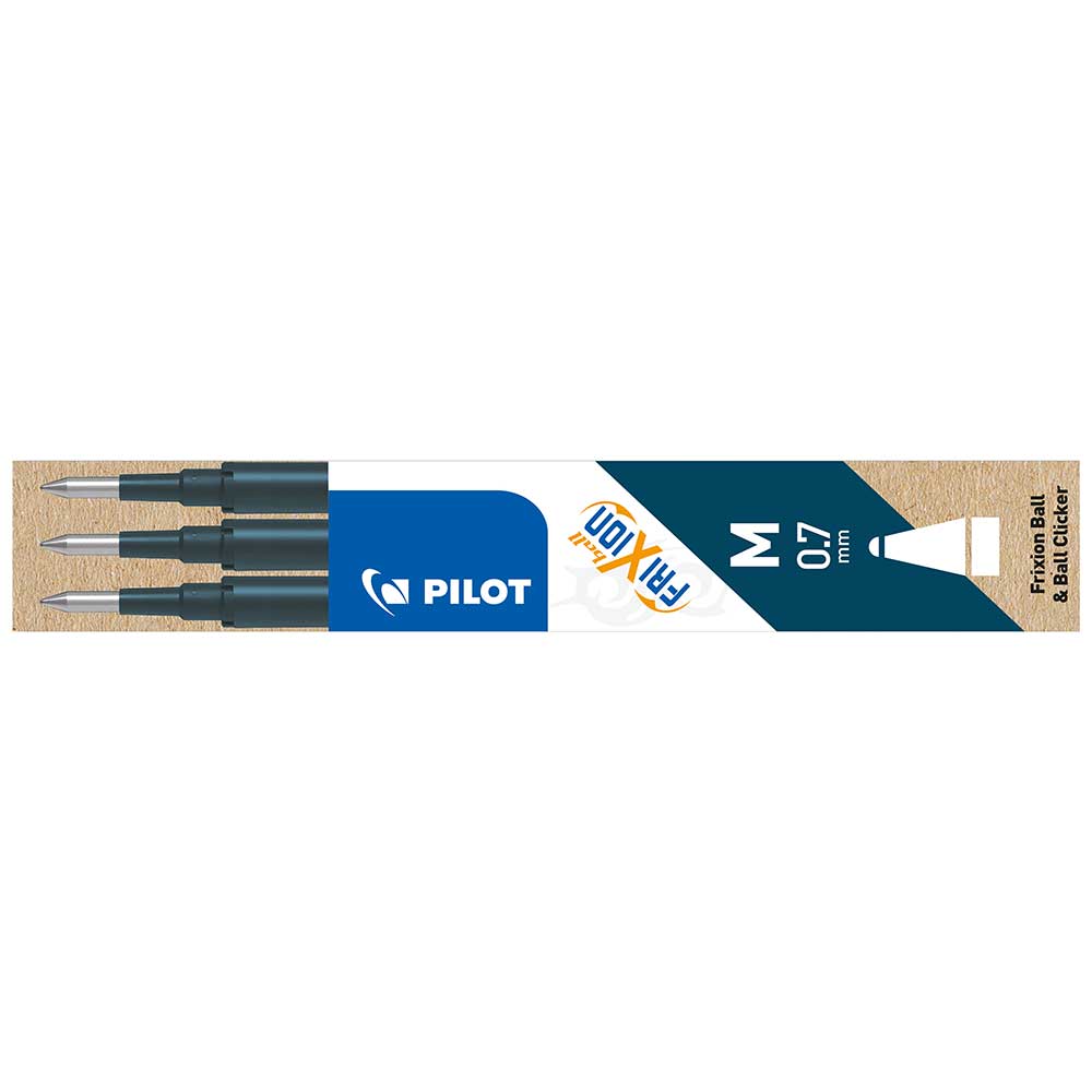 PILOT Minen FriXion Ball 0.7 mm 3 Stück schwarzblau 