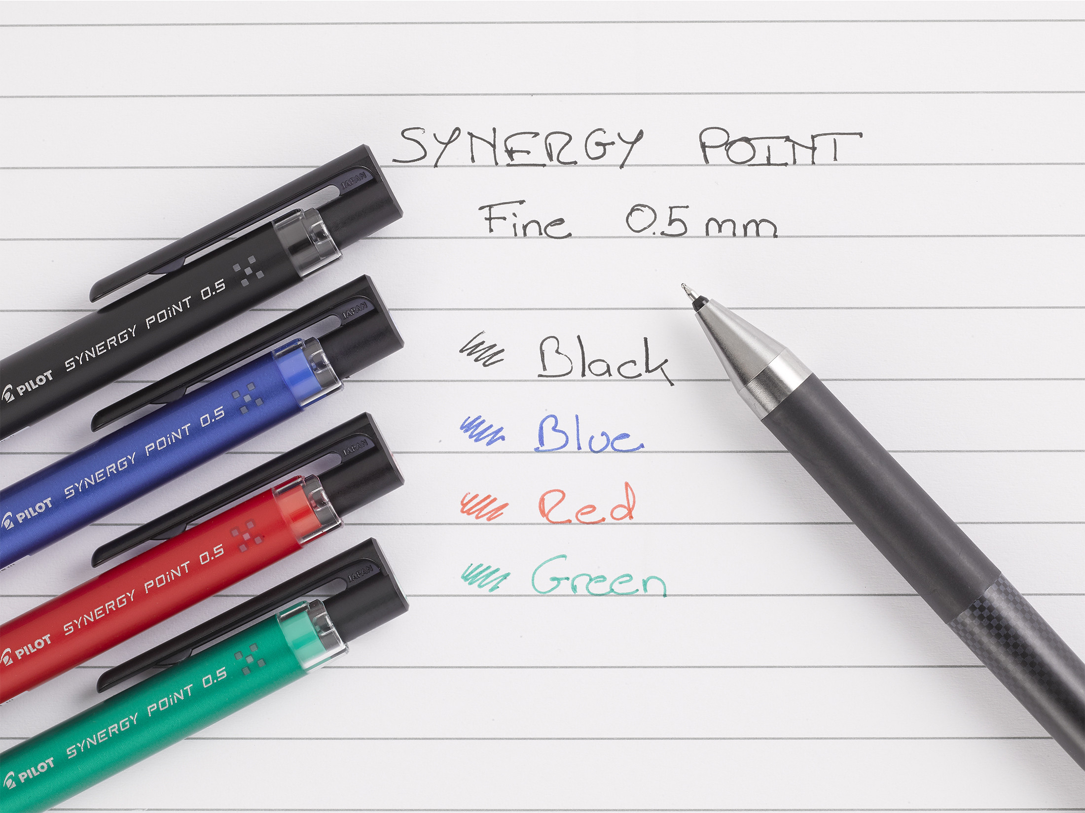 On Point 'Stay Gold' Tintenroller – 3er Set In Schwarz, Blau, Rot, 1,0 Mm Breite Spitze