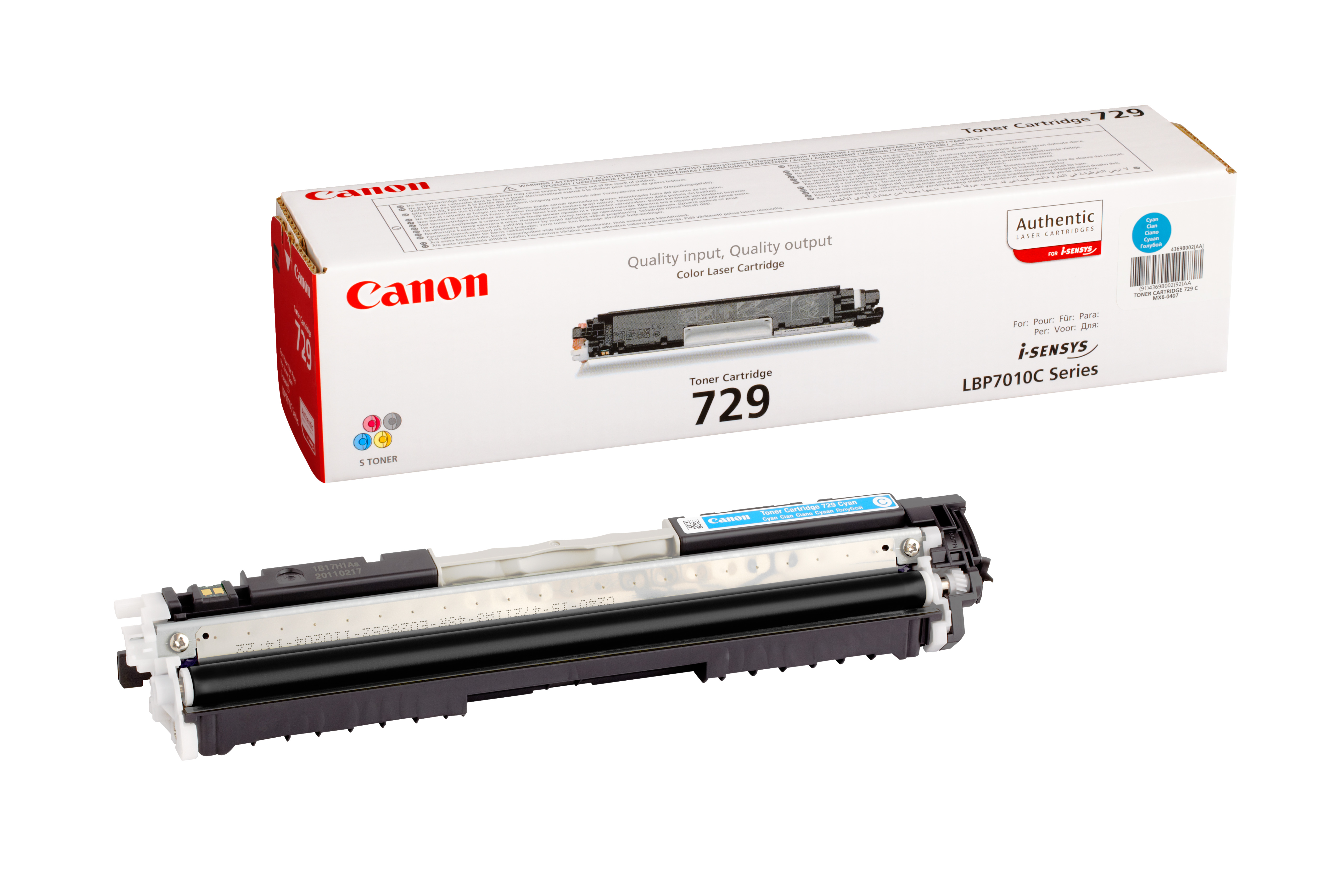 Canon Cartr. LBP7010C cyan EP-729 1K