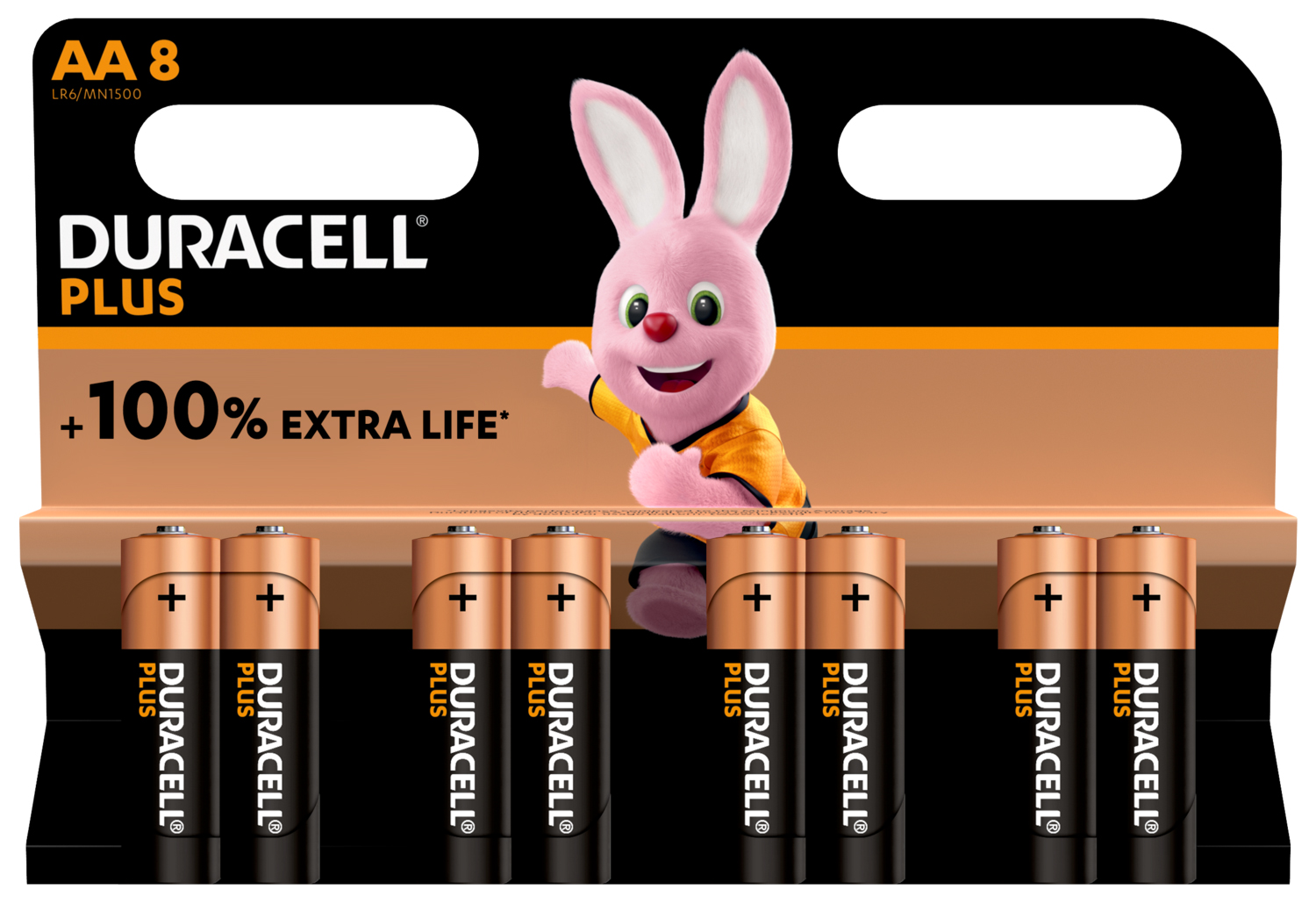 DURACELL Mignon AA Batterie Plus 8 Stück