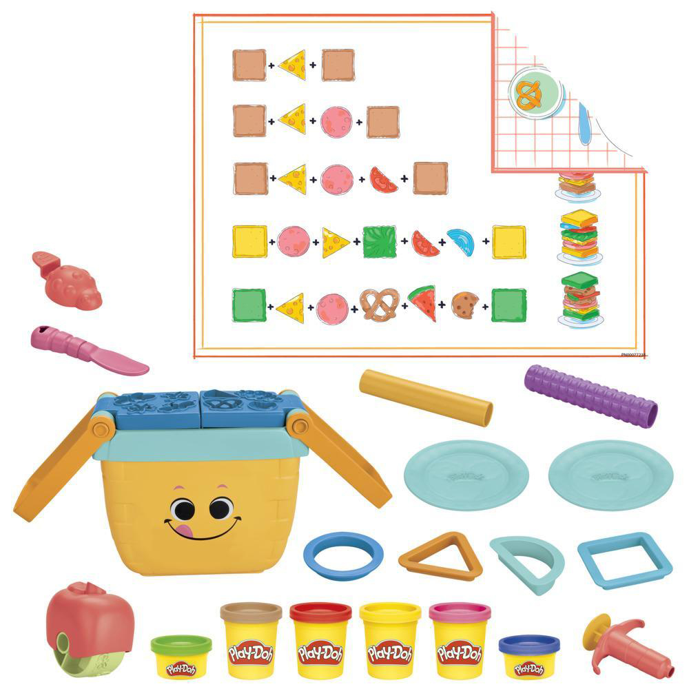 HASBRO Play-Doh Korbi, der Picknick-Korb mehrfarbig