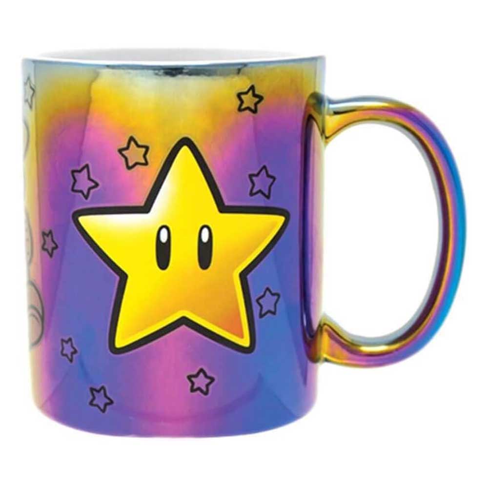 Tasse Super Mario Star Power mit Metallic-Effekt 315 ml bunt