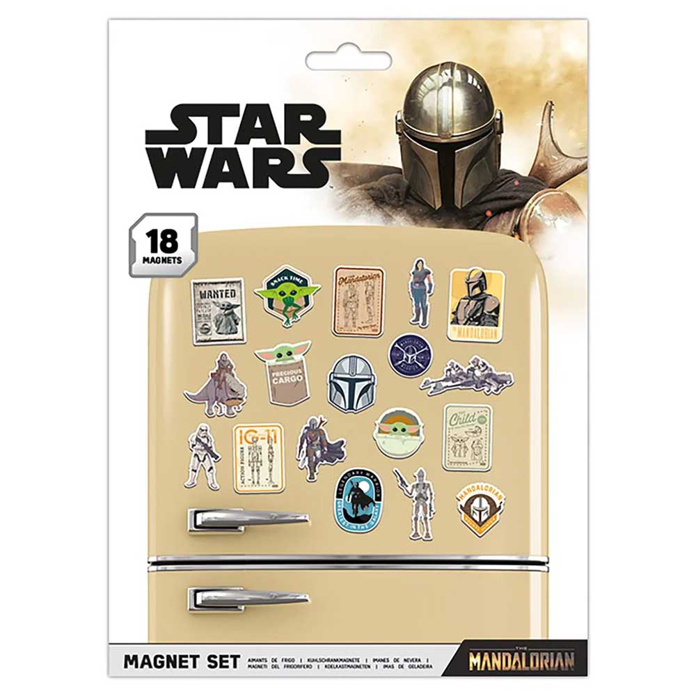 Star Wars™ The Mandalorian Magnet-Set 18 Stück bunt