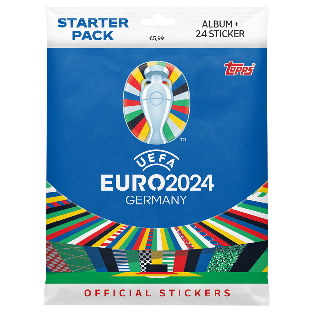 TOPPS Starterpack EM Sticker 2024 Album + 24 Sticker kaufen