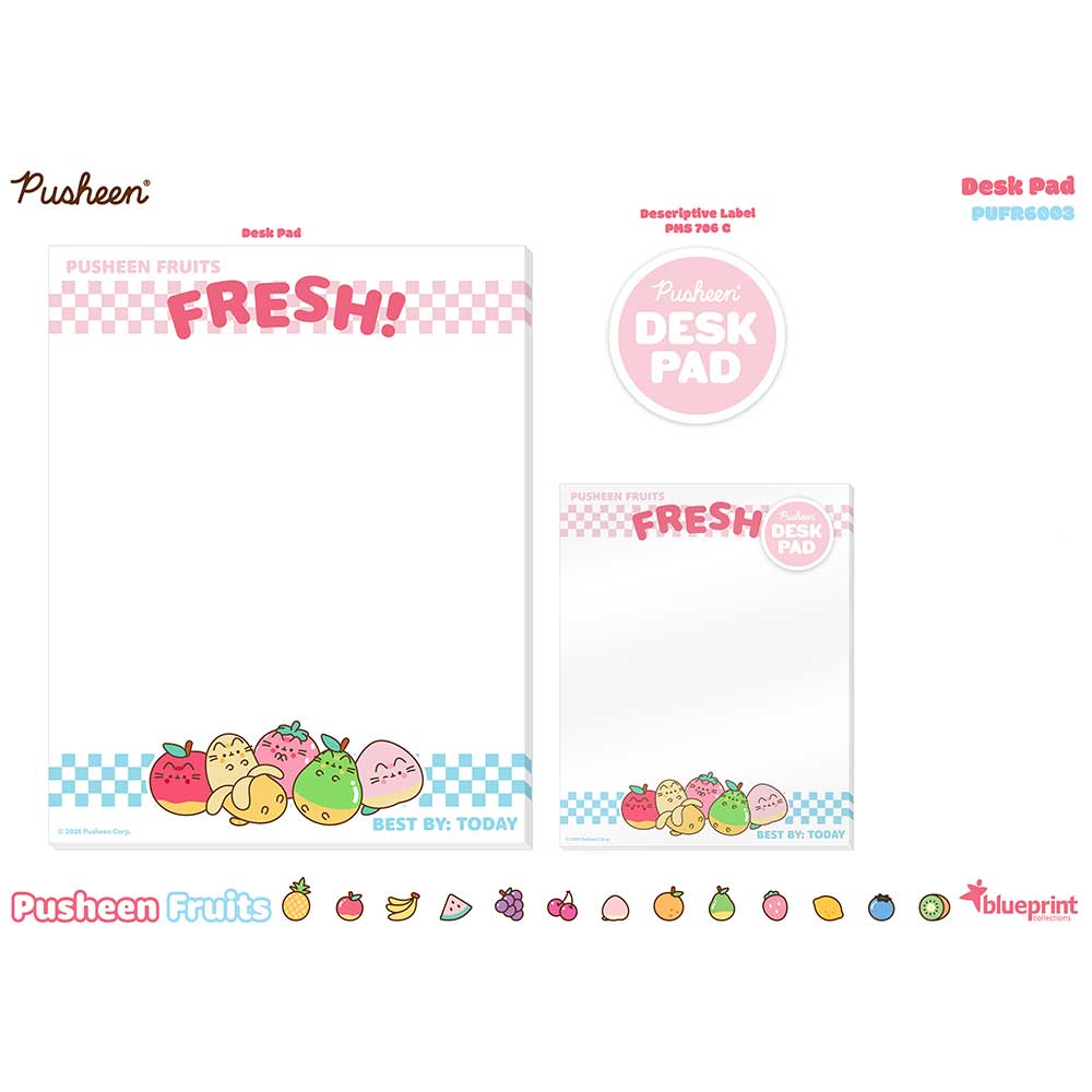 Notizblock Pusheen Fruits Stationary Collection 52 Seiten bunt