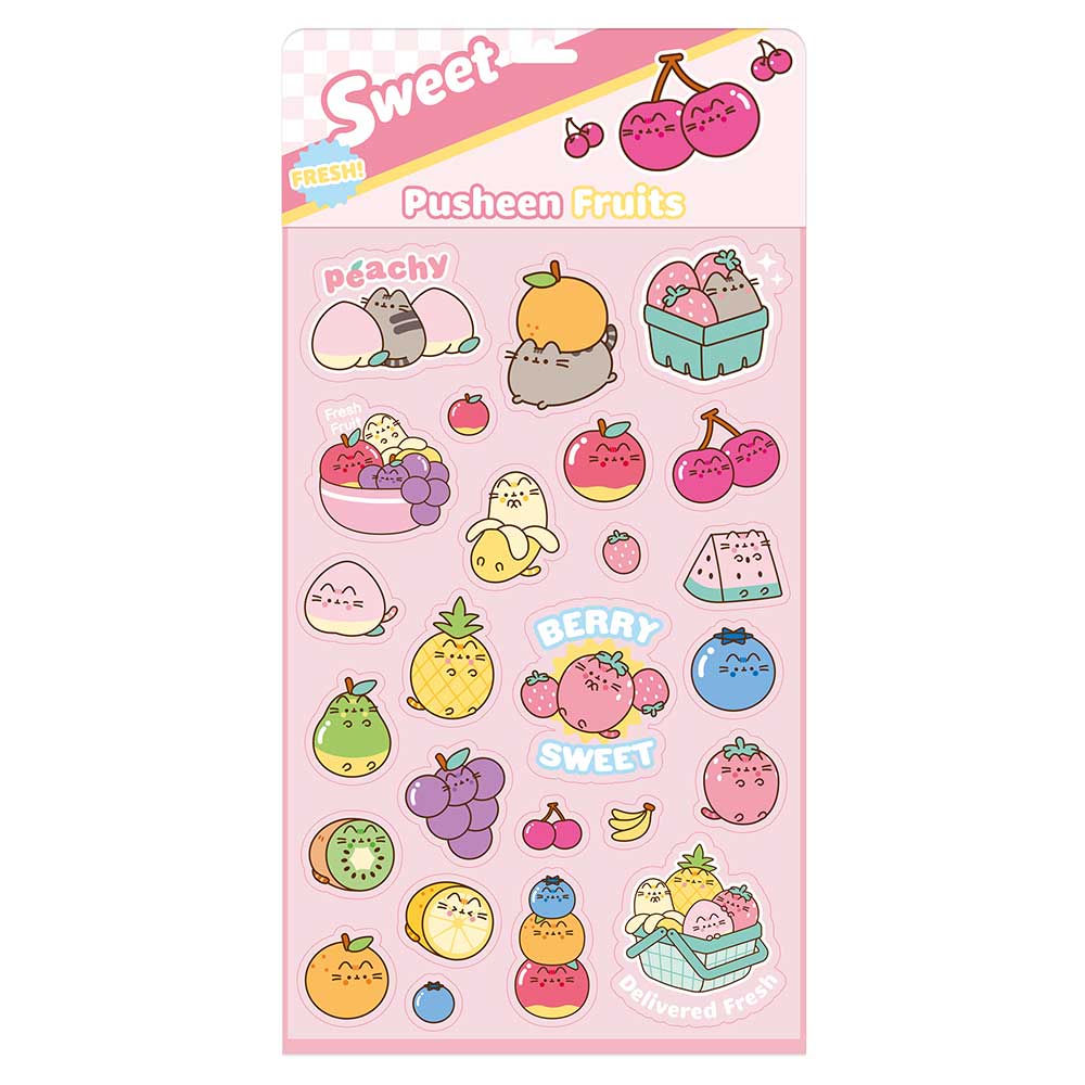 Sticker Pusheen aus der Fruits Stationary Collection duftend bunt