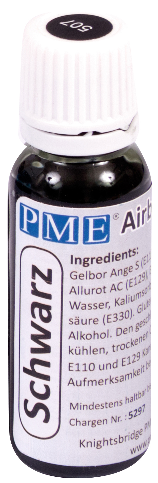 PME Airbrush Farbe 25ml schwarz
