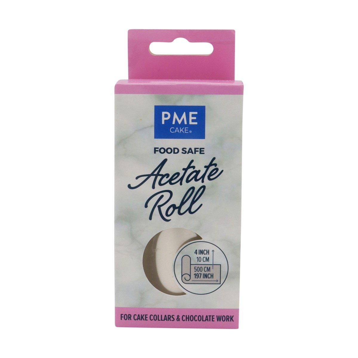 Tortenrandfolie 10 cm hoch transparent