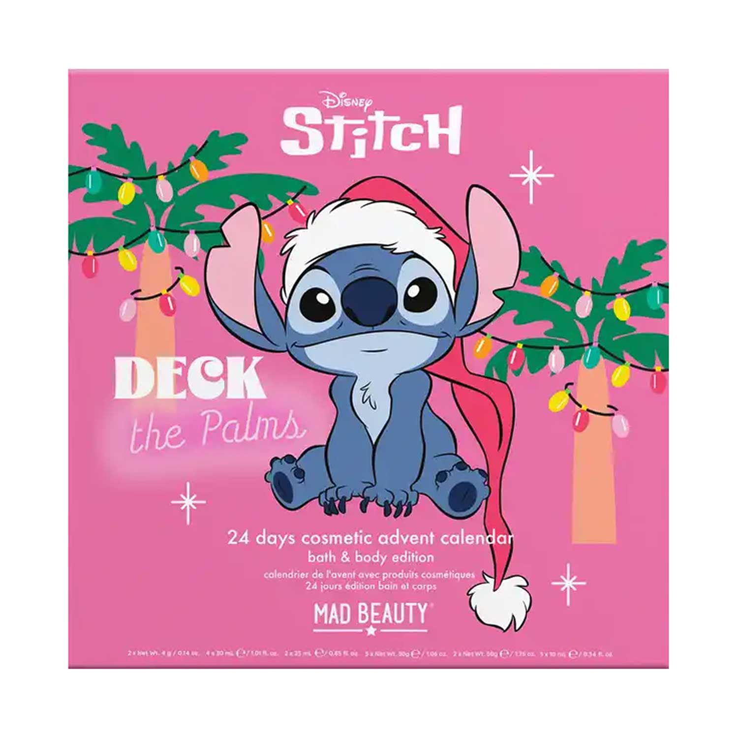 DISNEY Adventkalender Stitch mit 24 Beauty-Überraschungen