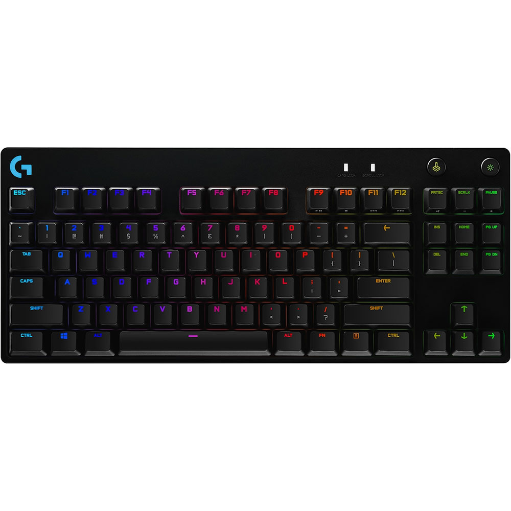 Logitech Gaming Tastatur G Pro clicky schwarz