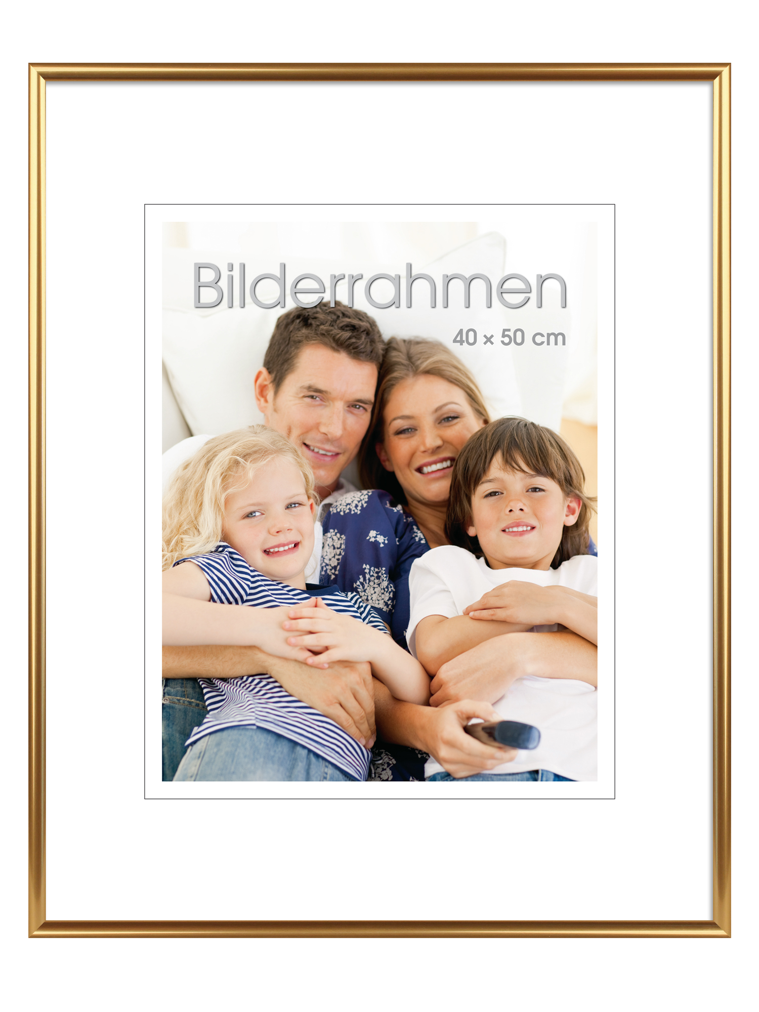 INTERTRADING Bilderrahmen 40 x 50 cm gold