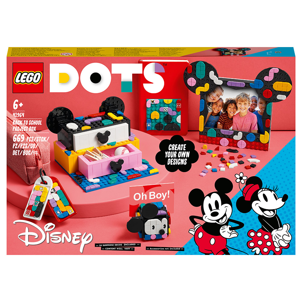 LEGO®, Micky & Minnie Kreativbox zum Schulanfang, DOTS, 669 Teile, 41964