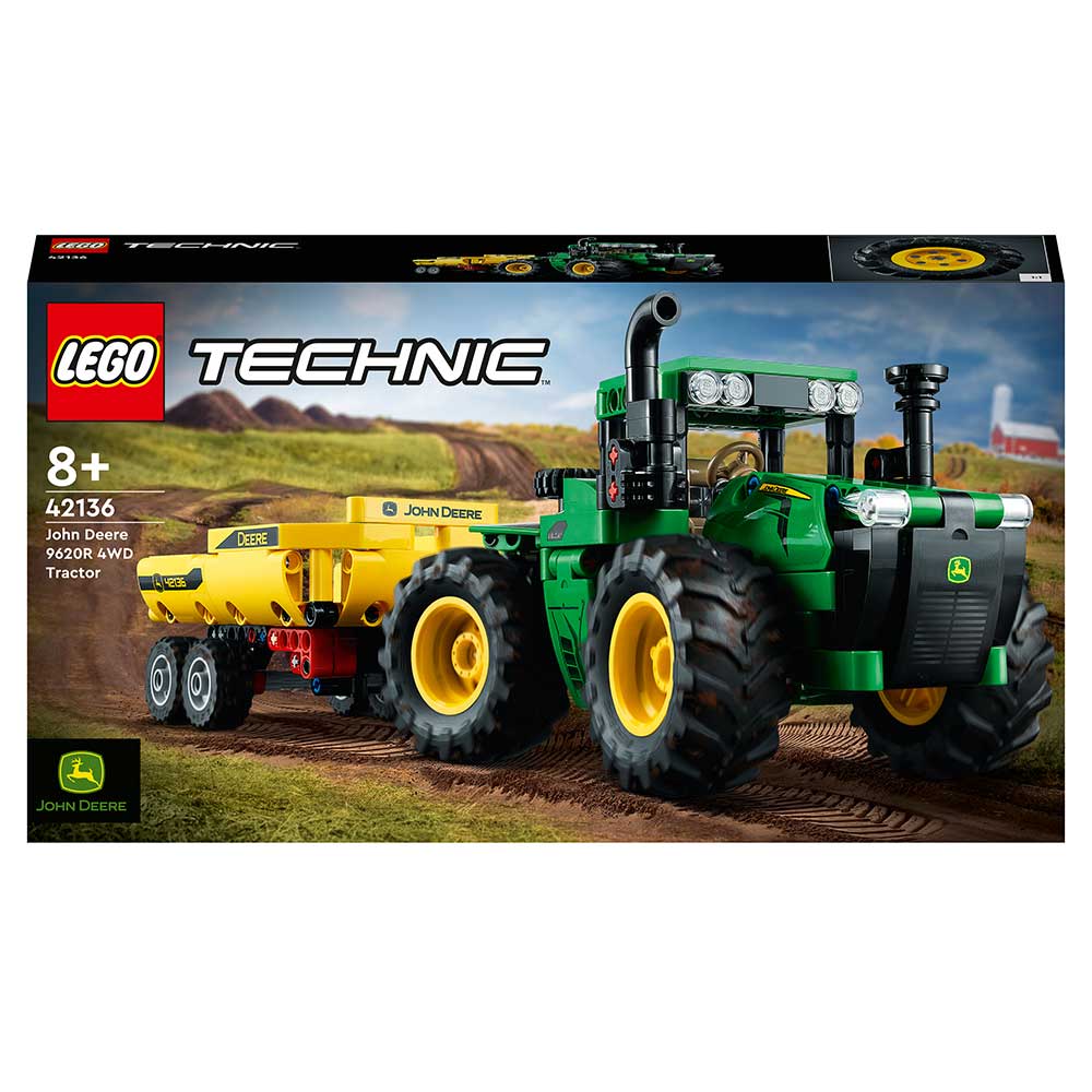 LEGO® Technic John Deere 9620R 4WD Tractor 390 Teile 42136